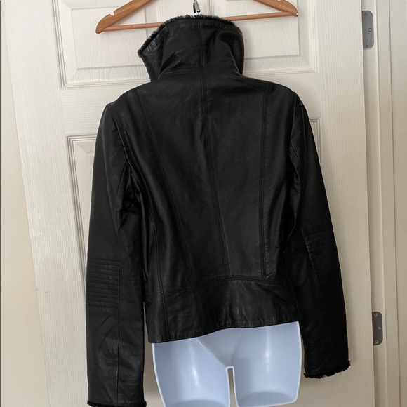 Badgley Mischka Leather Jacket - Picture 8 of 11